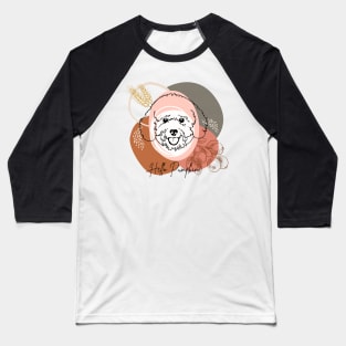 Poodle | Happy Fall, y'all! | It's sweater weather! | Hello Pumpkin! Baseball T-Shirt